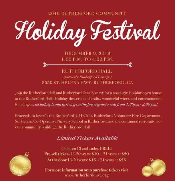 4th Annual Rutherford Holiday Festival